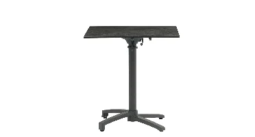 Julia HPL bistro table 70x70cm grey