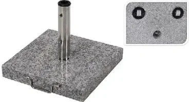 PARASOLVOET GRANIET GRIJS