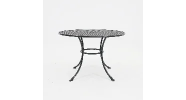 Tafel basic strekmetaal rond d110 antraciet