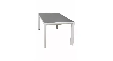 Tafel Escada 90x90 - wit grijs