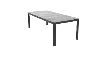 Tuintafel buiten Castilla 2.0 Negro 220x100cm Lesli Living