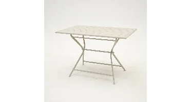 Tuintafel globe 110x70 crème