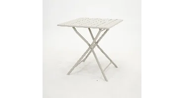 Tuintafel globe 70x70 crème