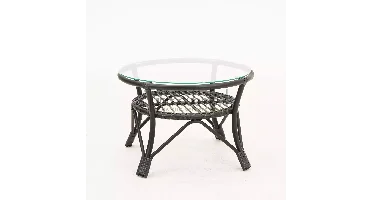 Vita Lester bijzettafel zwart laag