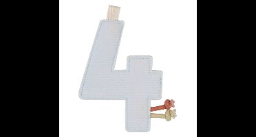 Vlaggenlijn Hanger Little Dutch Cijfer 4