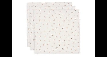 Multidoek Jollein Hydrofiel 70x70 Animal Friends 3-pack