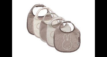 Slabber Jollein Waterproof Nijntje en Friends 5-pack