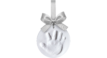 DOOKY Happy Hands Ornament Kit Silver Ribbon