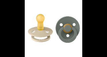 Fopspeen Bibs Vanilla/Pine 0-6mnd 2st