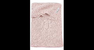Deken Ledikant Meyco Mini Knots Soft Pink