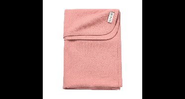 Deken Ledikant Meyco Jaquard Pure Rose