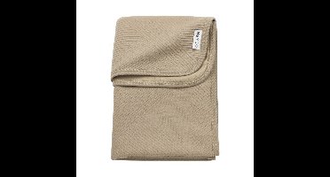 Deken Wieg Meyco Jacquard Pure Flannel Taupe