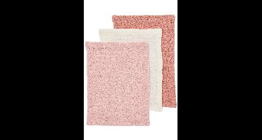 Washandjes Meyco Soft Rose/Rose/Natural 3-pack
