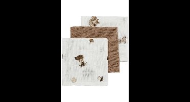 Monddoekjes Meyco Forest Animals Toffee 3-pack