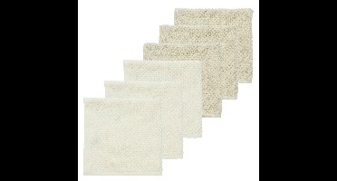 Monddoekjes Meyco Popcorn Naturel/Soft Sand 6-pack