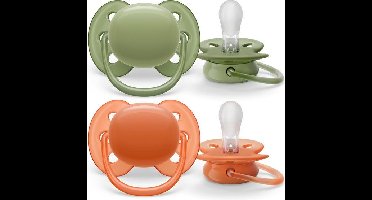 Fopspeen Philips Avent Ultra Soft +18mnd Kaki/Terra