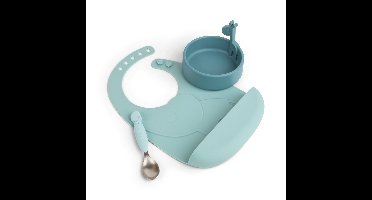 Eetset Done By Deer First Meal Set Peekaboo Deer Friends Blue