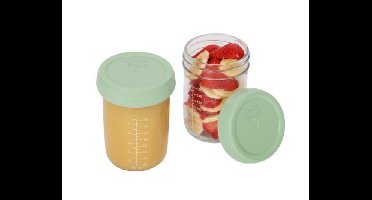 Bewaarpotjes Badabulle Badabowls Glas 2 Stuks