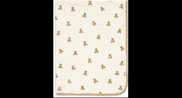 Deken Wieg Jollein 75x100 Mini Teddy Bear Little Waffle