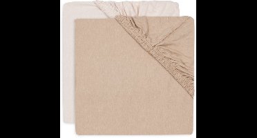 Hoeslaken Jollein  40/50x80/90 Wieg Jersey Blush/Wild Rose