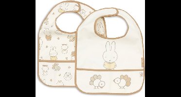 Slabber Jollein Waterproof Nijntje Family Farm 2-pack