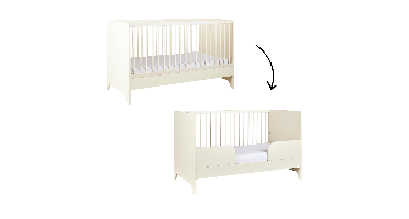 Meegroei Ledikant Quax Tsugi Butter 70x140