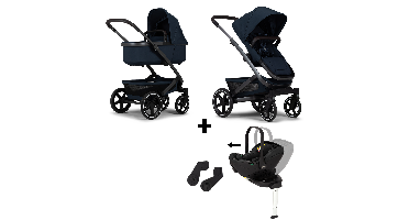 Kinderwagen Joolz Geo³ Dark Navy Blue + Autostoel Joy Pro Glide 360°&Base&Adapterset