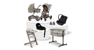 Kinderwagen Maxi-Cosi Fame V2 Twillic Truffle Ultimate Bundel incl. Kinderstoel&Co-sleeper