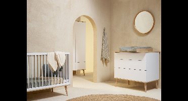 Babykamer Quax Flow White&Oak (3-deurs)