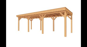 YARD Outdoor SUBLIME overkapping plat dak 750x300 cm Douglas blank- Plat dak- - YARD Outdoor