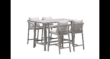 Garden Impressions barset Monti 5-delig taupe / rope grey sand / valley sand- - - Garden Impressions