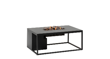 Cosiloft 120 zwart/zwart 120x80x47 cm- - Aluminium- Cosi Fires