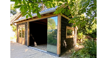 Glasschuifsysteem Luxe R6 (6-spoor maatwerk) Breedte tot 600 cm Hoogte 200/230 cm- - Veiligheidsglas- YARD Outdoor