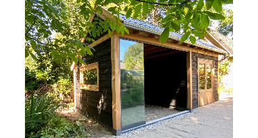 Glasschuifsysteem Comfort Plus R3 (3-spoor breedte per glasplaat 90 cm) Breedte tot 266 cm Hoogte 200/230 cm- - Veiligheidsglas- YARD Outdoor