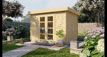 Tuindeco Hypermodern Blokhut 320x260 cm 28 mm vuren blank