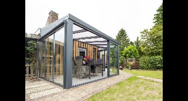 Verasol Aluminium Tuinkamer Polycarbonaatdak 500x350 cm Aluminium Verasol
