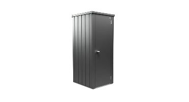 Biohort Julia L High metalen terraskast 77,7x87x180,9 cm donkergrijs metallic- - Metaal- Biohort