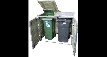 Lutrabox Containerberging dubbel 141x90x122 cm