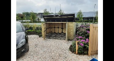 Lutrabox Multi-functionele fietsenberging voor elektrische fietsen 305x215x141 cm- - Hout- Lutrabox