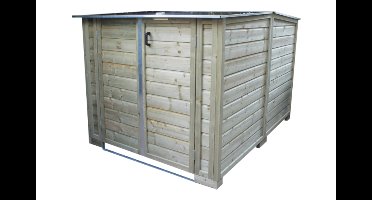 Lutrabox Multifunctionele berging 150x243x156 cm- - Hout- Lutrabox