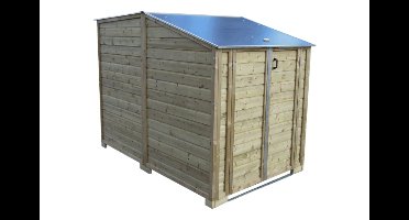 Lutrabox Multifunctionele berging 150x243x185 cm- - Hout- Lutrabox