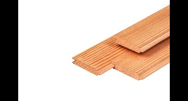 Lariks/Douglas blokhutprofiel onbehandeld 2,8x14,5x300 cm