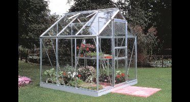 Tuinkas Popular 66 aluminium - 3 mm veiligheidsglas - 193x195 cm- - Veiligheidsglas- Royal Well