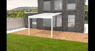 YARD Outdoor Velvetline aluminium veranda 300x350 cm polycarbonaat dak- - Aluminium- YARD Outdoor
