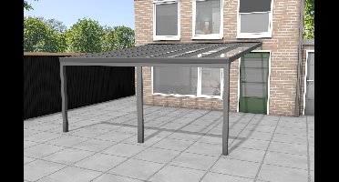 YARD Outdoor Velvetline aluminium veranda 500x400 cm glasdak- - Aluminium- YARD Outdoor