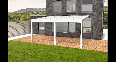 YARD Outdoor Velvetline aluminium veranda 500x350 cm polycarbonaat dak- - Aluminium- YARD Outdoor
