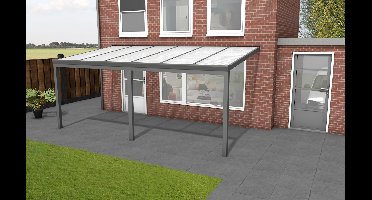 YARD Outdoor Velvetline aluminium veranda 600x250 cm polycarbonaat dak- - Aluminium- YARD Outdoor