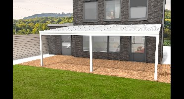 YARD Outdoor Velvetline aluminium veranda 700x350 cm polycarbonaat dak- - Aluminium- YARD Outdoor