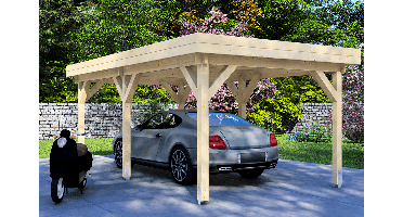 Carport 300x600 cm plat dak- Plat dak- - Van Kooten - Van Kooten