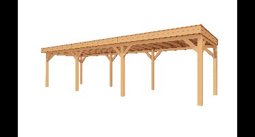 YARD Outdoor SUBLIME overkapping plat dak 1000x300 cm Douglas blank- Plat dak- - YARD Outdoor